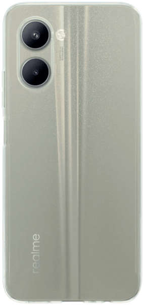 Realme C33 szilikon tok közepesen ütésálló kameravédővel átlátszó