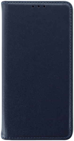 Samsung Galaxy S23 (SM-S911B) oldalra nyíló flipes bőrtok valódi bőr sötétkék
