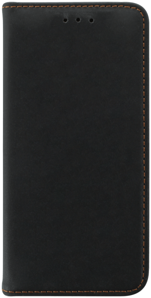 Apple iPhone 7 oldalra nyíló flipes bőrtok valódi bőr fekete