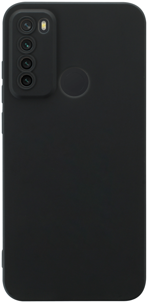 Xiaomi Redmi Note 8 szilikon tok kameravédővel matt fekete