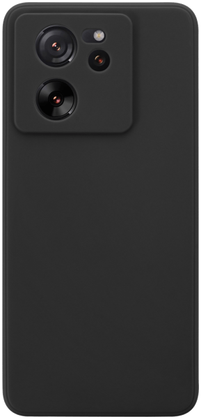 Xiaomi 13T Pro szilikon tok kameravédővel matt fekete