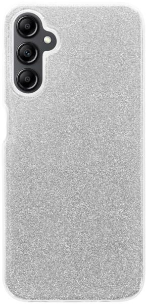Samsung Galaxy A14 5G (SM-A146P) szilikon tok csillogó hátlap ezüst