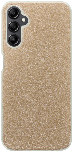 Samsung Galaxy A14 5G (SM-A146P) szilikon tok csillogó hátlap arany