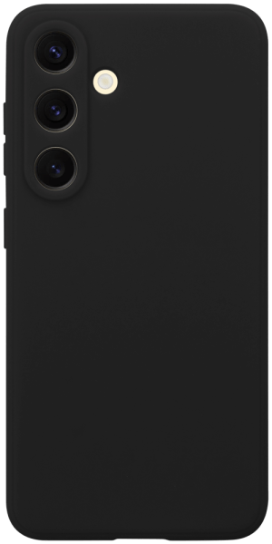 Samsung Galaxy S24 (SM-S921B) szilikon tok kameravédővel matt fekete