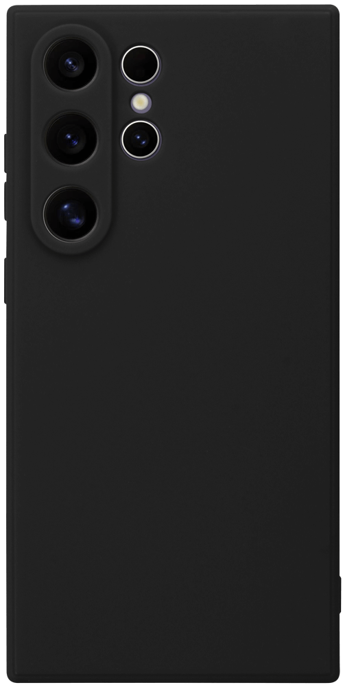 Samsung Galaxy S24 Ultra (SM-S928B) szilikon tok kameravédővel matt fekete