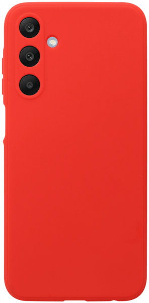 Samsung Galaxy A25 5G (SM-A256B) szilikon tok kameravédővel matt piros