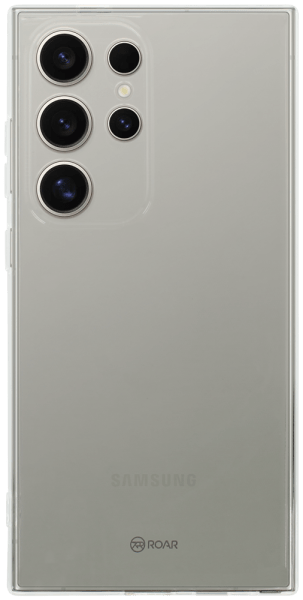 Samsung Galaxy S24 Ultra (SM-S928B) szilikon tok gyári ROAR kameravédővel átlátszó