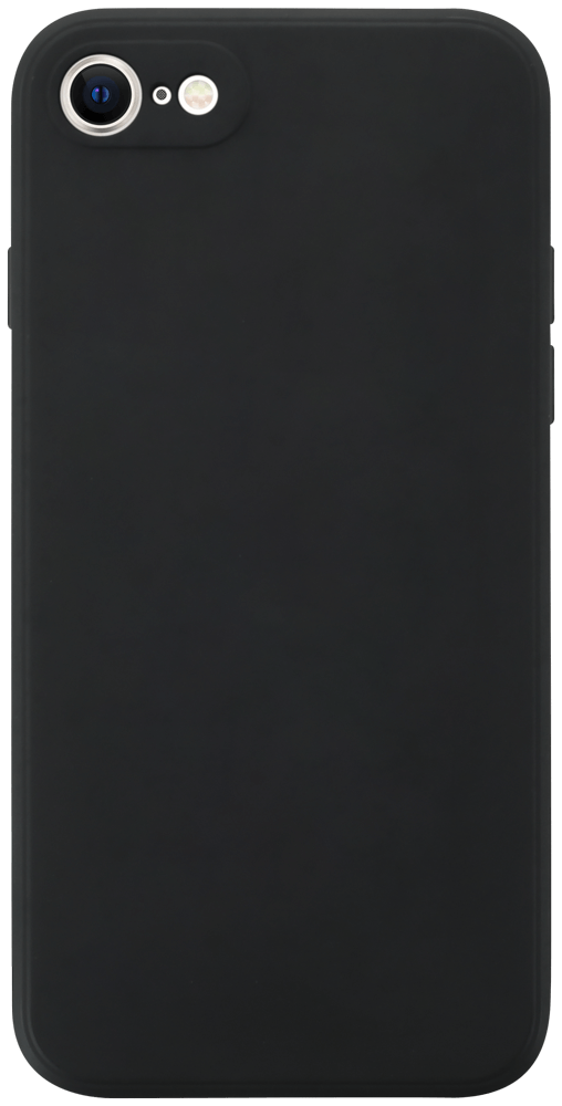 Apple iPhone 8 szilikon tok kameravédővel matt fekete