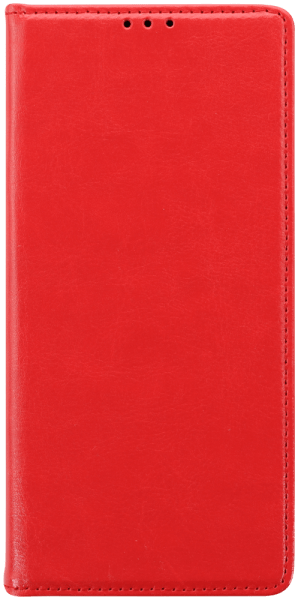 Samsung Galaxy S24 Ultra (SM-S928B) oldalra nyíló flipes bőrtok valódi bőr piros