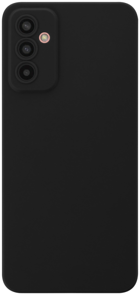 Samsung Galaxy M13 4G (SM-M135F) szilikon tok kameravédővel matt fekete