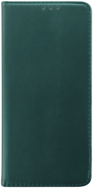 Xiaomi 13T oldalra nyíló flipes bőrtok asztali tartó funkciós sötétzöld