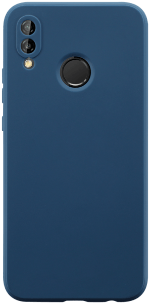 Huawei P20 Lite szilikon tok kameravédővel matt sötétkék