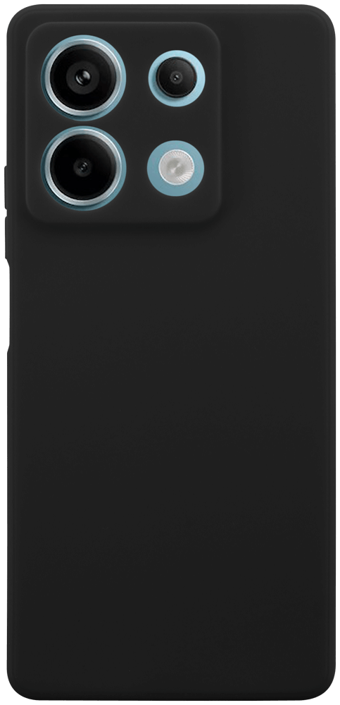 Xiaomi Redmi Note 13 5G szilikon tok kameravédővel matt fekete