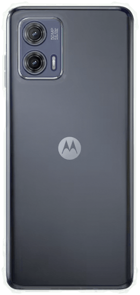 Motorola Moto G73 szilikon tok közepesen ütésálló légpárnás sarok kameravédővel átlátszó