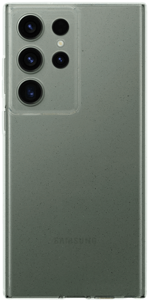 Samsung Galaxy S23 Ultra (SM-S918B) szilikon tok kameravédővel csillogó átlátszó