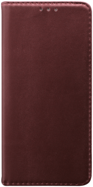 Motorola Moto G73 oldalra nyíló flipes bőrtok asztali tartó funkciós bordó