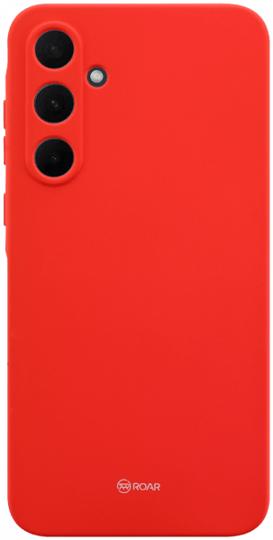 Samsung Galaxy A35 5G (SM-A356B) szilikon tok gyári ROAR kameravédővel piros