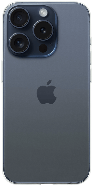 Apple iPhone 15 Pro szilikon tok átlátszó