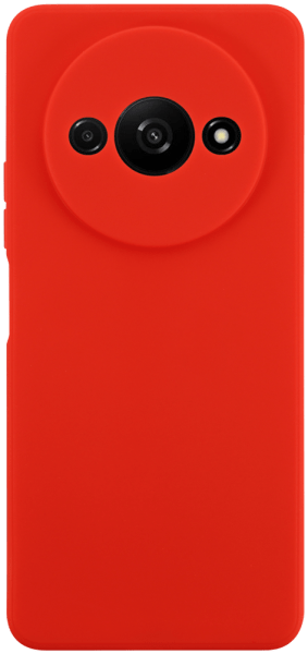 Xiaomi Redmi A3 szilikon tok kameravédővel matt piros