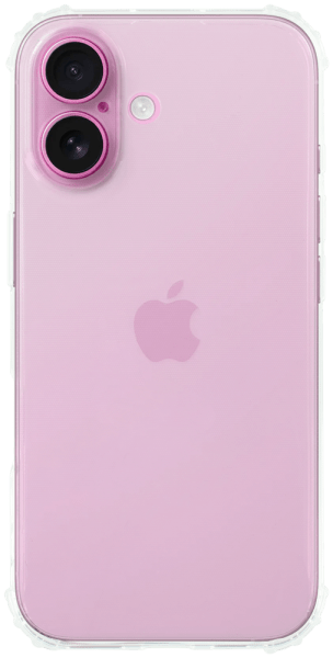 Apple iPhone 16 szilikon tok közepesen ütésálló légpárnás sarok kameravédővel átlátszó