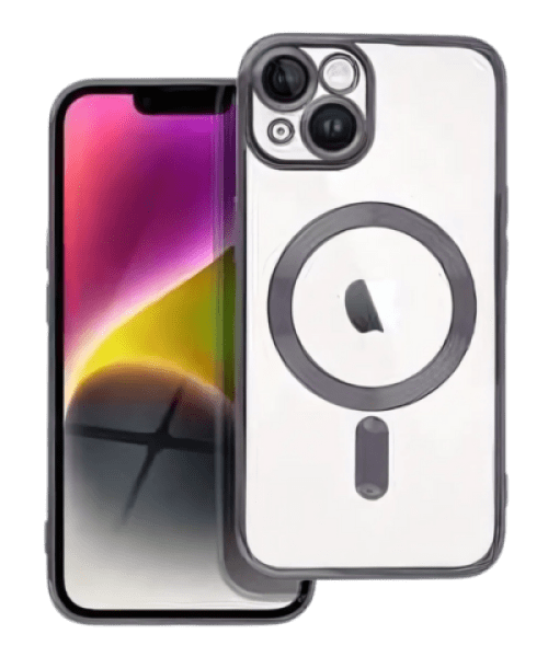 ELECTRO MAG COVER Tok – MagSafe Kompatibilis Védelem iPhone 14-hez Fekete Színben