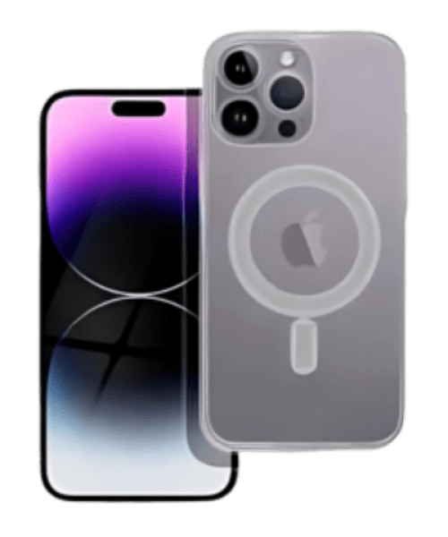 CLEAR MAG COVER tok kameravédelemmel – Kompatibilis MagSafe technológiával az iPhone 14 Pro Max számára | Átlátszó