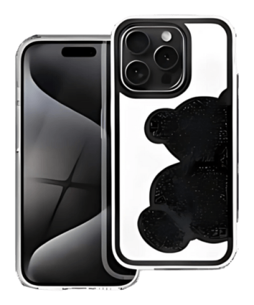 TEDDY BEAR Tok iPhone 12 Mini Fekete Színben – Elegancia és Védelem Egyben