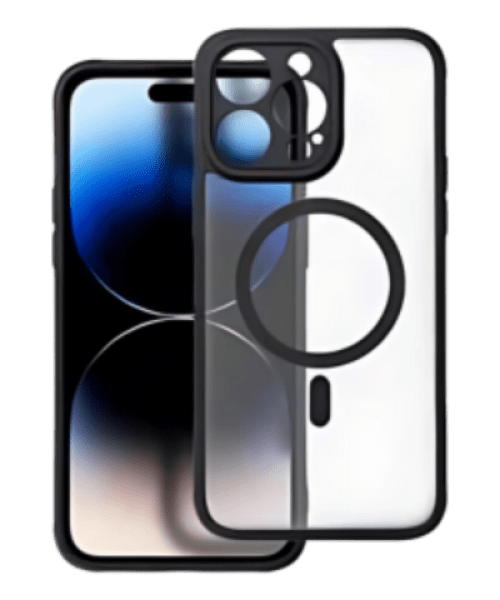 FULL MATTE MAG COVER tok – Tökéletes védelem és MagSafe kompatibilitás iPhone 14 Pro Max készülékhez, fekete színben