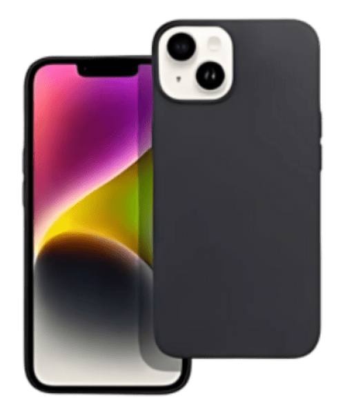 Apple iPhone 14 Pro Max szilikon tok matt fekete