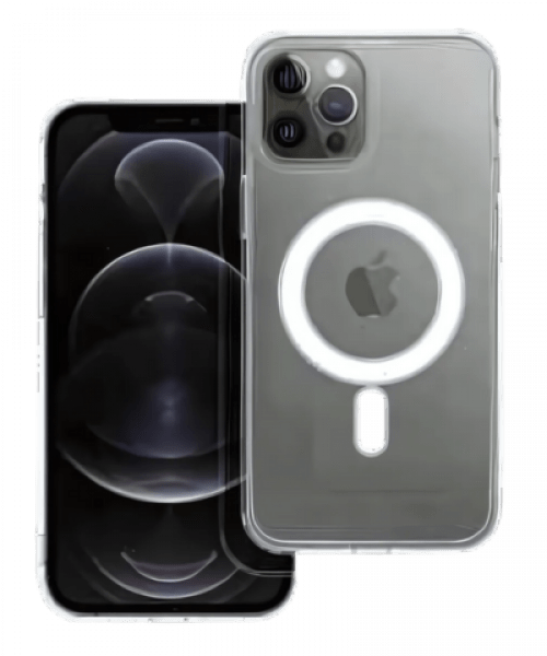 CLEAR MAG COVER – MagSafe-kompatibilis átlátszó tok iPhone 12 Pro Max készülékhez