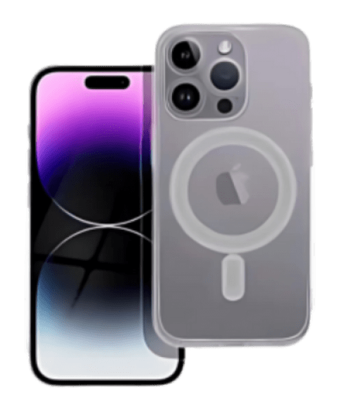 Apple iPhone 14 Pro szilikon tok gyári MagSafe kameravédővel átlátszó