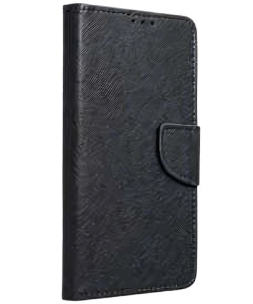 FANCY Book tok – Prémium védelem és funkcionalitás iPhone 15 Plus készülékhez fekete színben