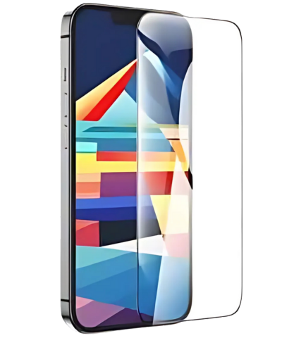 HOCO Edzett Üvegfólia HD 5D  – iPhone 15 Plus / 16 Plus készülékhez, fekete kerettel