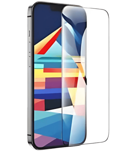 HOCO Edzett Üvegfólia HD 5D  – iPhone 15 Plus / 16 Plus készülékhez, fekete kerettel