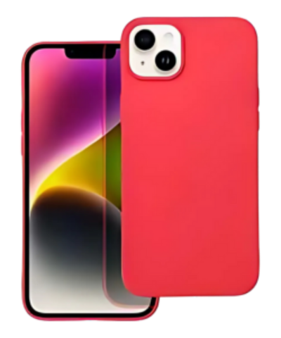 Apple iPhone 14 Plus szilikon tok matt piros