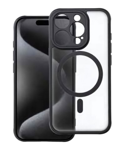 FULL MATTE MAG COVER – MagSafe kompatibilis tok iPhone 15 Pro készülékhez fekete színben