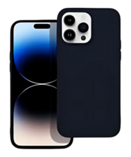 Apple iPhone 14 Pro Max szilikon tok matt fekete