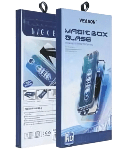 6D Pro Veason Könnyen Telepíthető Üvegfólia– iPhone 13 Pro Max / 14 Plus Készülékhez, Fekete Kerettel!