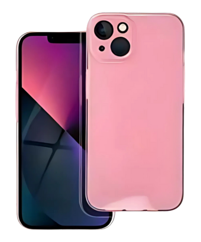CLEAR tok 2 mm BLINK – Elegáns védelem iPhone 13 készülékhez rózsaszín