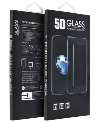 5D Full Glue Edzett Üveg – iPhone 13 Pro Max Készülékhez (Fekete kerettel)