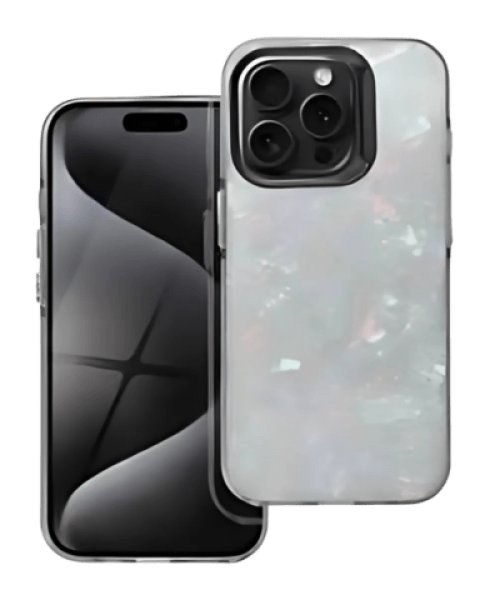 TUTTI FRUTTI tok – Egyedi védelem iPhone 16 Pro készülékhez fekete színben