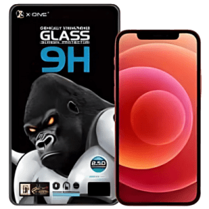 X-ONE Full Cover Extra Erős Matt Borítás – Edzett Üveg 9H iPhone 13/13 Pro/14-hez