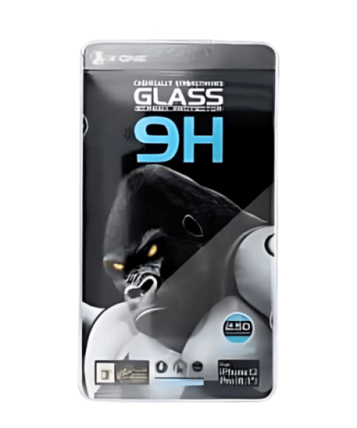 X-ONE Full Cover Extra Erős Matt Borítás - Edzett Üveg iPhone 13 Pro Max/14 Plushoz, 9H Keménységgel