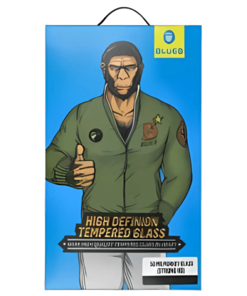 5D Mr. Monkey Glass – Erős HD Védelem Apple iPhone 14 Plus-hoz, Fekete