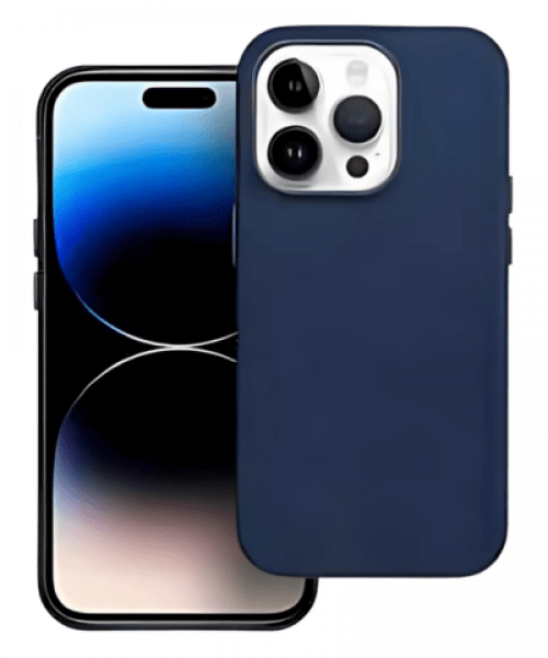 WOVEN MAG COVER Tok – MagSafe Kompatibilis, iPhone 14 Pro-hoz, Sötétkék