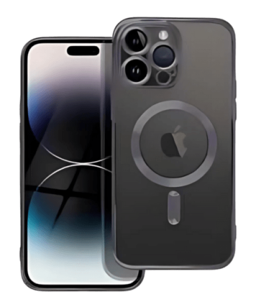 ELECTRO MAG COVER Tok – MagSafe Kompatibilis, iPhone 14 Pro Max-hoz, Fekete