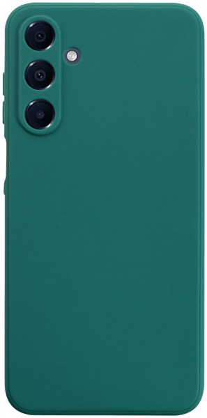 Samsung Galaxy A16 5G (SM-A166B/DS) szilikon tok kameravédővel matt sötétzöld