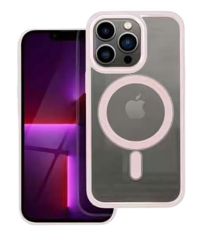 COLOR EDGE MAG COVER tok iPhone 13 Pro-hoz – Rózsaszínben, MagSafe kompatibilitással