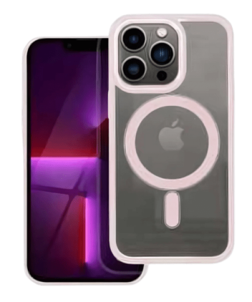 COLOR EDGE MAG COVER tok iPhone 13 Pro-hoz – Rózsaszínben, MagSafe kompatibilitással