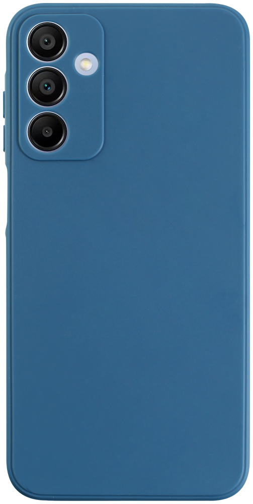 Samsung Galaxy A15 (SM-A155F) szilikon tok kameravédővel matt sötétkék